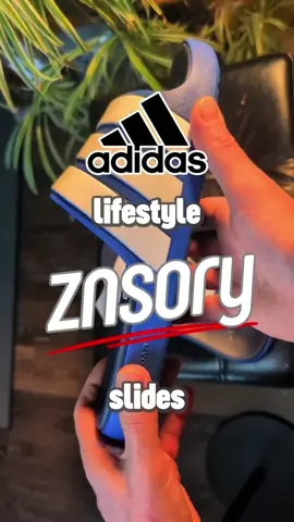 Comfort slide for daily wear! Soft, lightweight & stylish 💙 #adidas #ZnsorySlides #adidasSlides #UnisexStyle #DailyComfort        