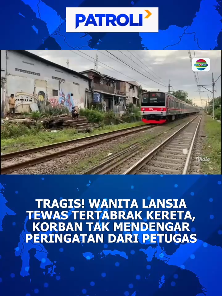Pastikan aman dan fokus saat melintas di rel kereta ya🥹 #patroli #patroliindosiar #newsindosiar #fypdong #fypage #fypシ #viral #trending #beritatiktok #fyp #berita #beritahariini