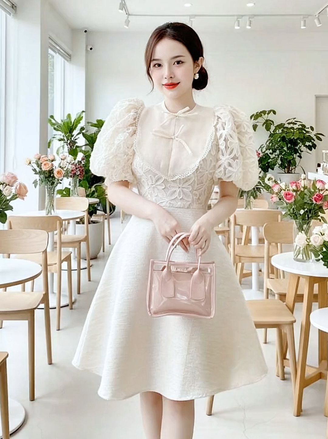 Mặc váy và cho phép bản thân được mềm mại một chút, cũng đâu có gì sai 💕🕊️ #thoitrangnu #thoitrang #vaydutiecsangchanh #vaydutiec #xuhuongtiktok 