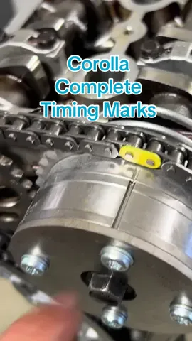 1ZZ-FE Engine Timing Marks Of Toyota Corolla #mayocarsd #toyota #foryou #viral #underreview 