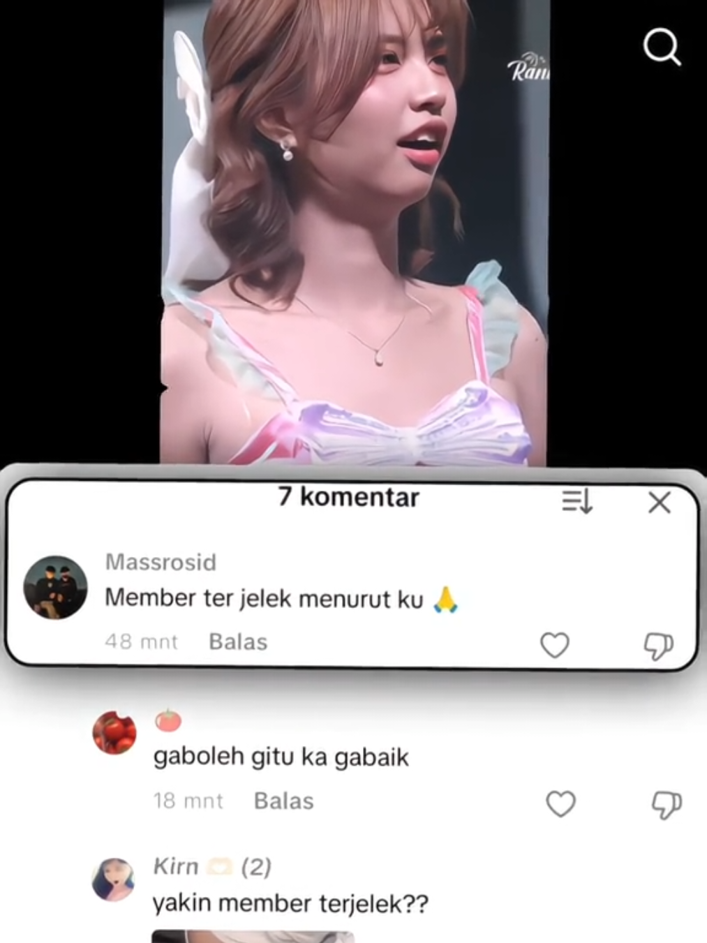sakitt hati baca nya...💔🥺,  ce eli are you oke..?? #elijkt48 #jkt48edit #jkt48 #jktnewera48 #masukberanda 