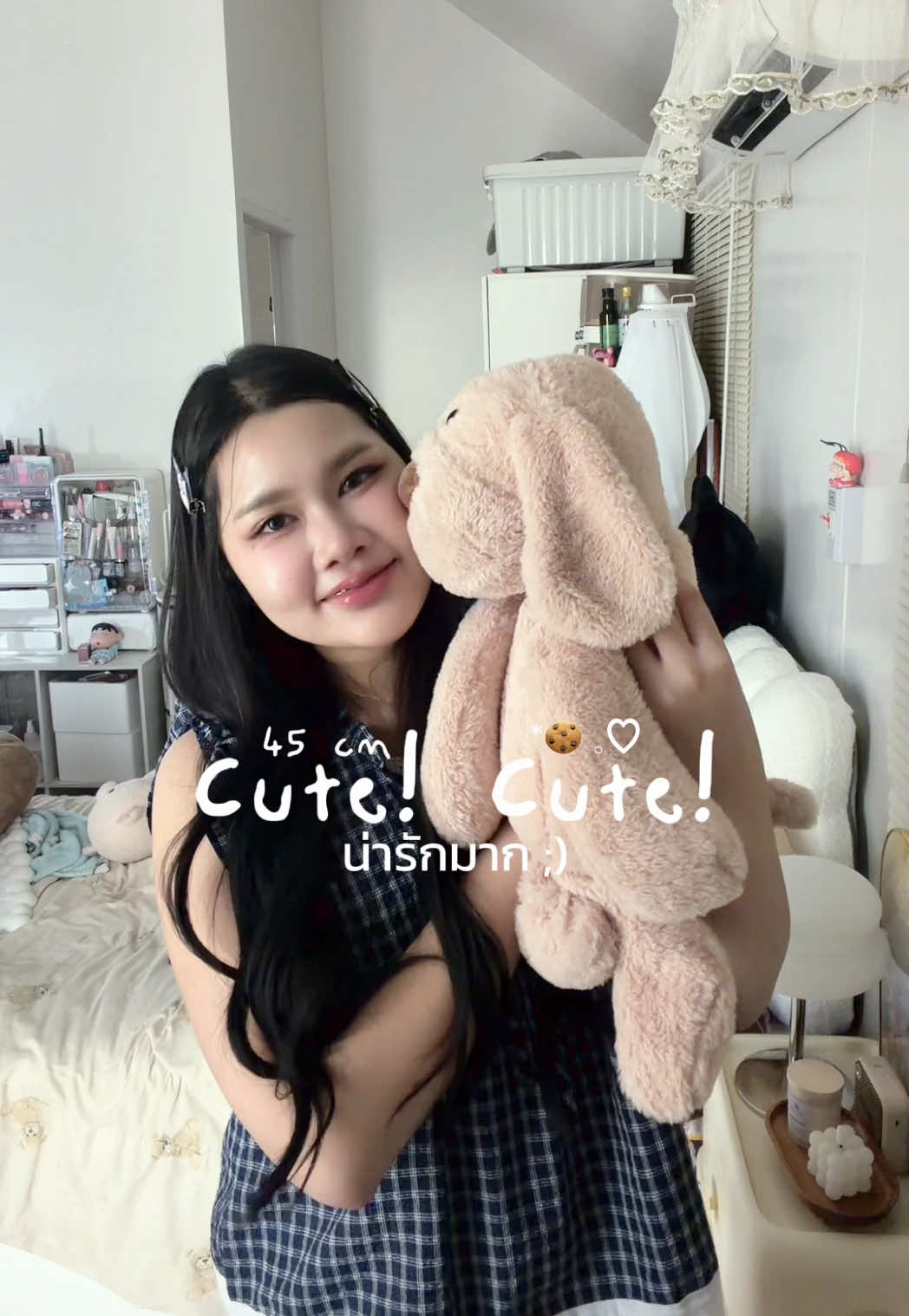 กอดฟรินนนนนน!!🤎🐰  #ตุ๊กตา #แต่งห้อง #ตุ๊กตาแต่งห้อง #แต่งห้อง 