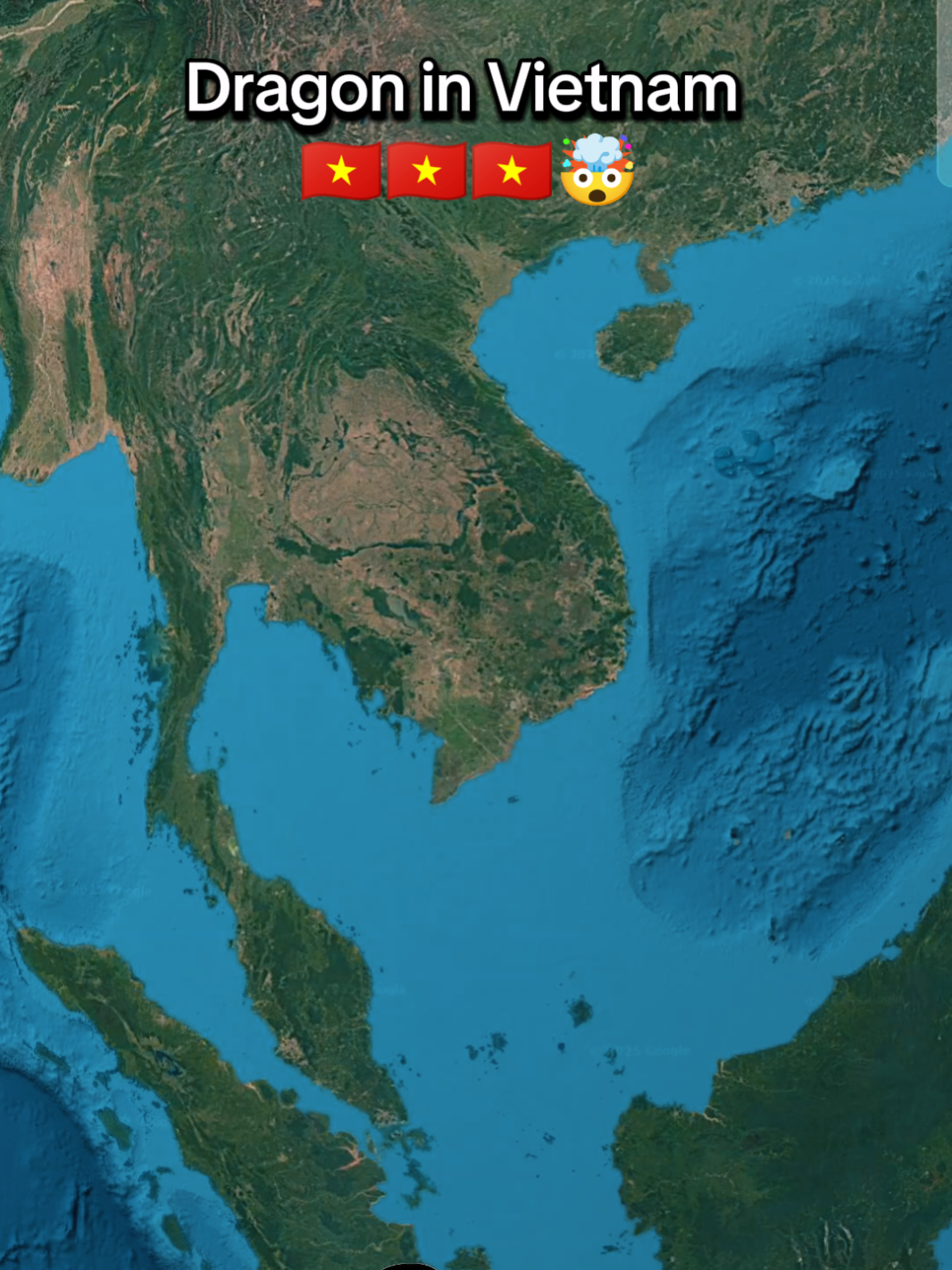 Dragon in Vietnam #hiddenongoogleearth #googleearth #strangerthings4 #googlemapfuns #unitedstates 