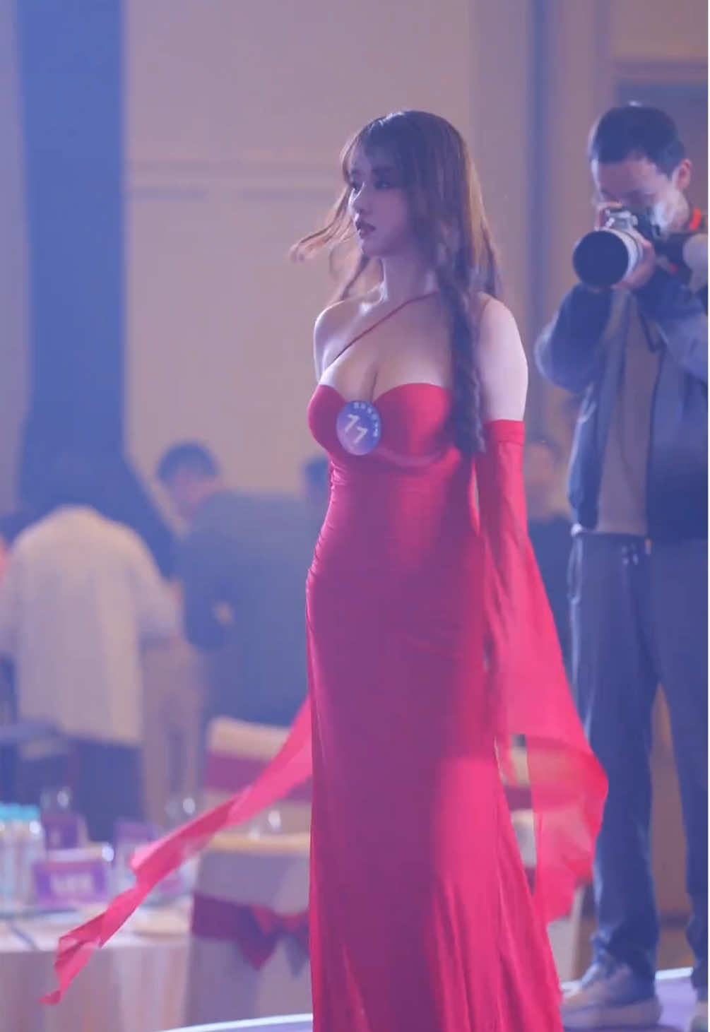 第28届国际模特大赛11号张庭蓉 #美女 #beauty #model #outfit 