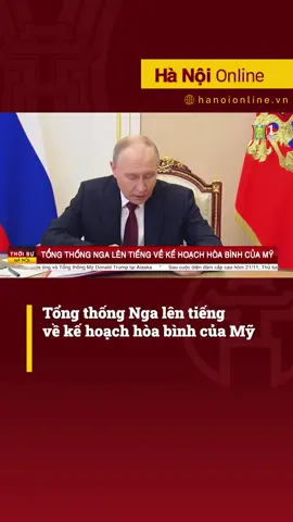Tổng thống Nga Vladimir Putin ngày 21/11 tuyên bố rằng kế hoạch hoà bình 28 điểm của Mỹ có thể trở thành nền tảng cho một giải pháp hòa bình cuối cùng ở Ukraine. Đây là lần đầu tiên nhà lãnh đạo Nga công khai đề cập tới đề xuất do chính quyền Tổng thống Mỹ Donald Trump đưa ra. #daihanoi #hanoionline #tintuc