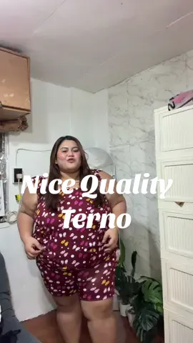 Ang gandaaa talaga nitooo!! #terno #pambahay #plussize 