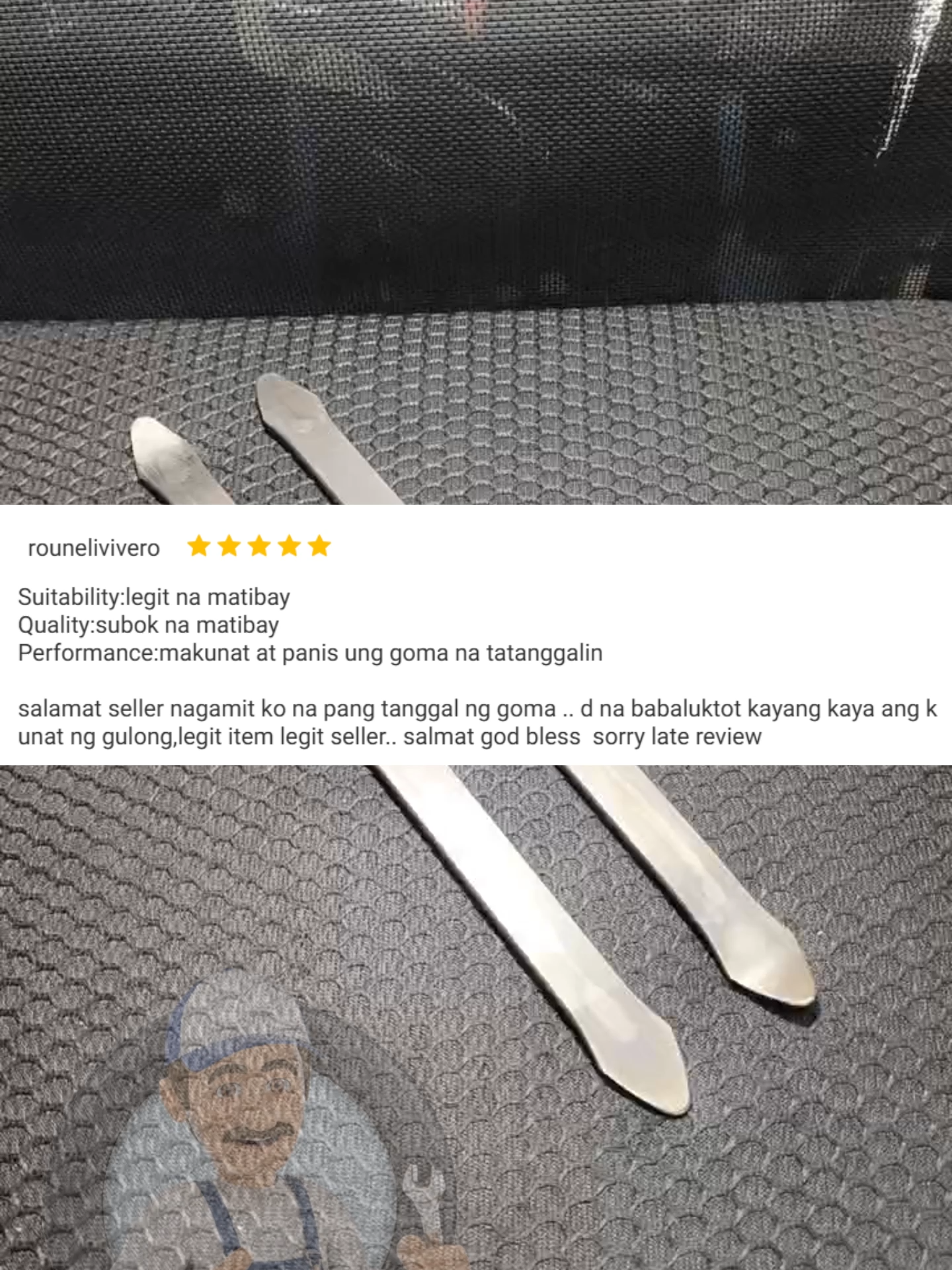 FLYMAN TIRE REMOVER / PANIKWAT HIGH QUALITY  HEAVY DUTY CHROME VANADIUM STEEL 12