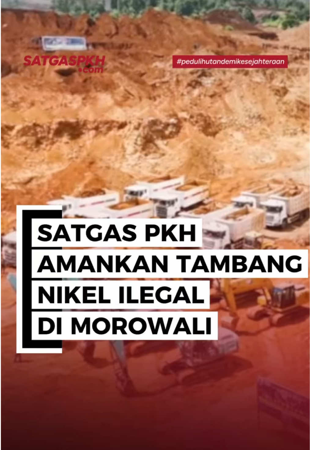 Keseriusan negara dalam memerangi tambang ilegal di gambarkan oleh satgas PKH dalam memberantas tambang ilegal #satgaspkh #tambangnikel #morowali #tambangmorowali #xybca 