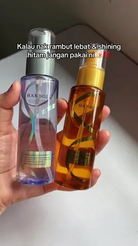 Kalau nak rambut cantik hitam pakai ni🫵🏻‼️ #hairserum #hairoil #haircareroutine #beautytips 