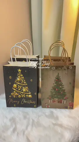 are you looking for a printed christmas paper bags yet budget-friendly? this is only ₱109 for 12 pcs! 🎄✨ #christmasbags #paperbag #christmaspaperbag #christmasseason #giftbag 