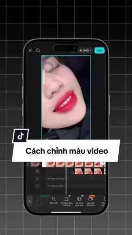 Các bước chỉnh màu video phun môi mà mình hay làm… #tungtranpmu #phunmoitunhien #edit #fyp 