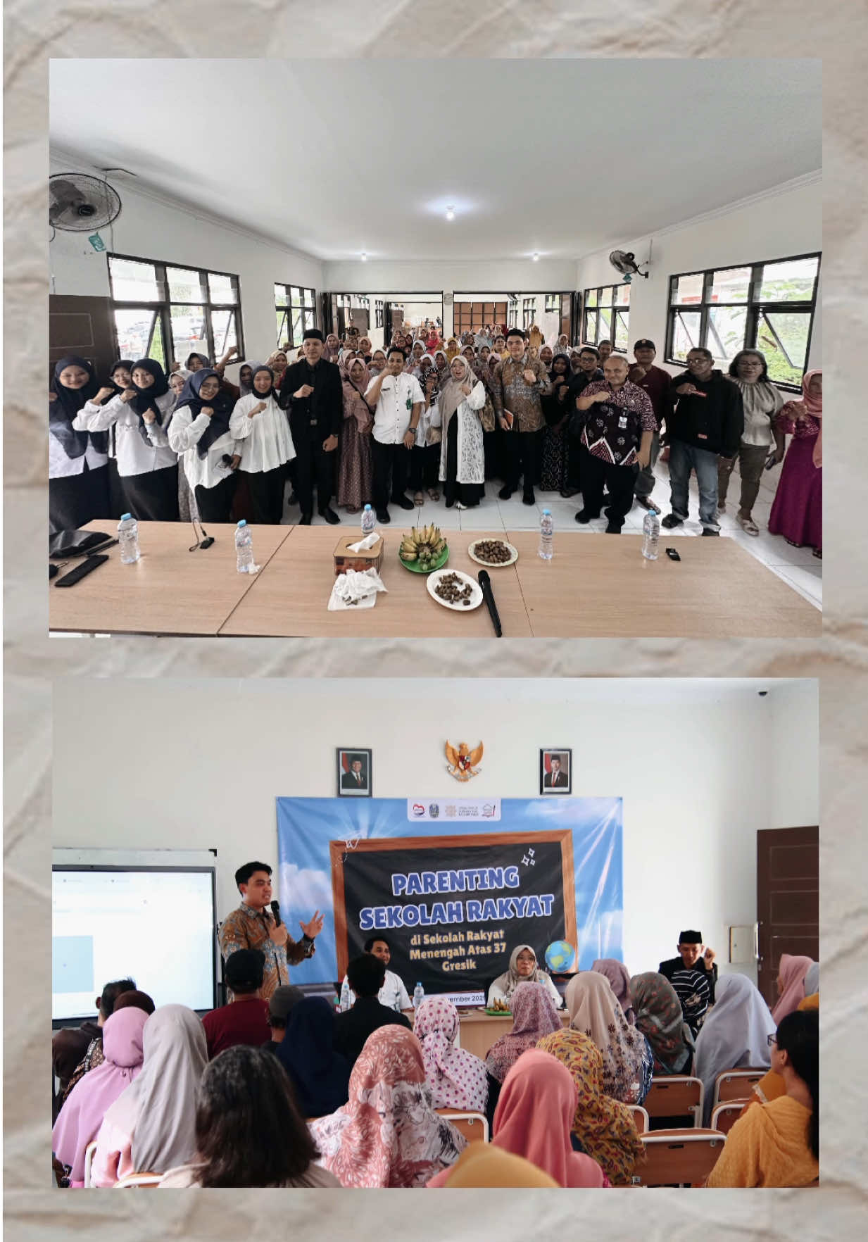 Berkunjung ke Sekolah Rakyat Menengah Atas 37 Gresik Provinsi Jawa Timur dalam rangka berdialog dengan tenaga pendidik serta orang tua dari para murid peserta didik yang merupakan salah satu bagian penting dari keberhasilan pendidikan.  Bapak Presiden Prabowo telah menegaskan bahwa pendidikan adalah pondasi utama untuk mencerdaskan kehidupan bangsa serta membentuk generasi penerus yang berakhlak mulia dan berkepribadian kebudayaan Maka dalam kesempatan ini kami menyampaikan bahwa butuh kerja sama dari semua pihak, agar kita bisa mengoptimalkan program sekolah rakyat ini dapat memberikan akses pendidikan yang inklusif, berkualitas dan merata untuk semua anak serta memutus mata rantai kemiskinan bagi rakyat Jawa Timur. #sekolahrakyat #jawatimur #mencerdaskankeidupanbangsa