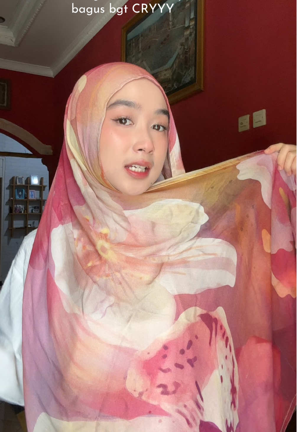 suka bgt sama motifnyaa yg ga pasaran & super manis🥺 goodjob @Locean Modest 💗  #pashmina #viscose #pashminaviscose #printedviscose 