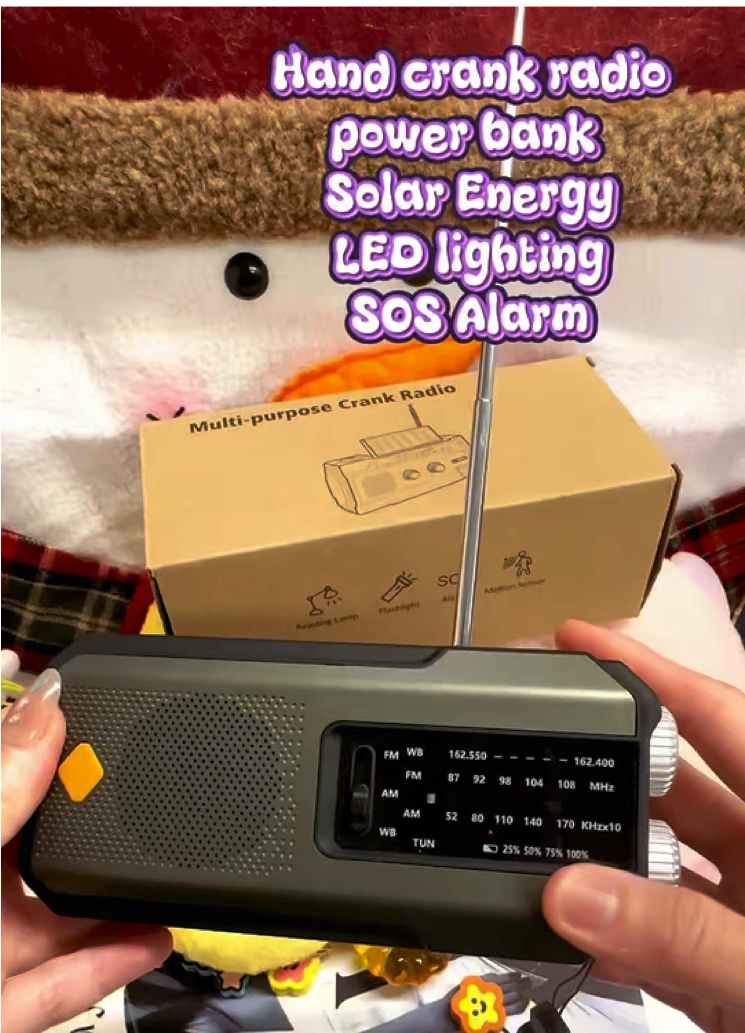 Hand-Crank/Solar Radio#saftyfirst #emergency #camping #radio #blackfriday 