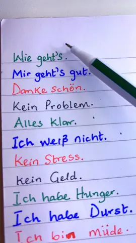 Learning German one mini sentence at a time 🇩🇪✍️ Small phrases, big progress!#German #Deutsch #LearnGerman #GermanLearning #Deutschlernen     