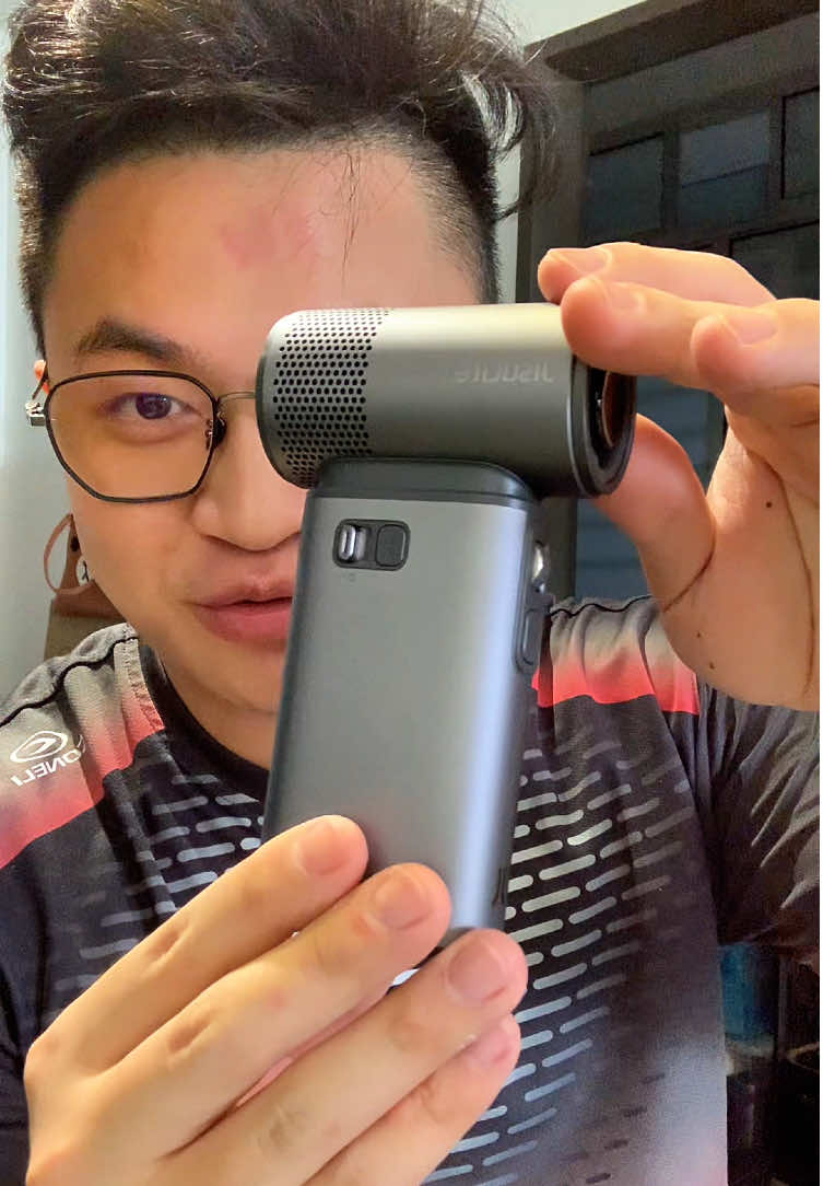 Jisulife handheld fan. Have strong wind. #handheldfan #portablefan #minifan #kipasportable #jisulifefan 