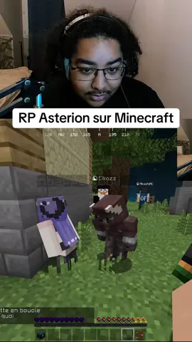 Ils font un RP Asterion minotaure sur Minecraft… #pourtoi #fyp 