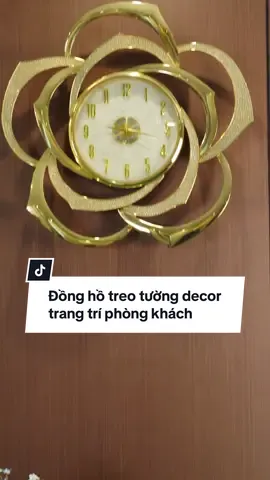 Đồng hồ treo tường decor trang trí phòng khách#muataitiktokshop #thuhaifreeship #wwwmindecor #xuhuongtiktok #donghotreotuong 