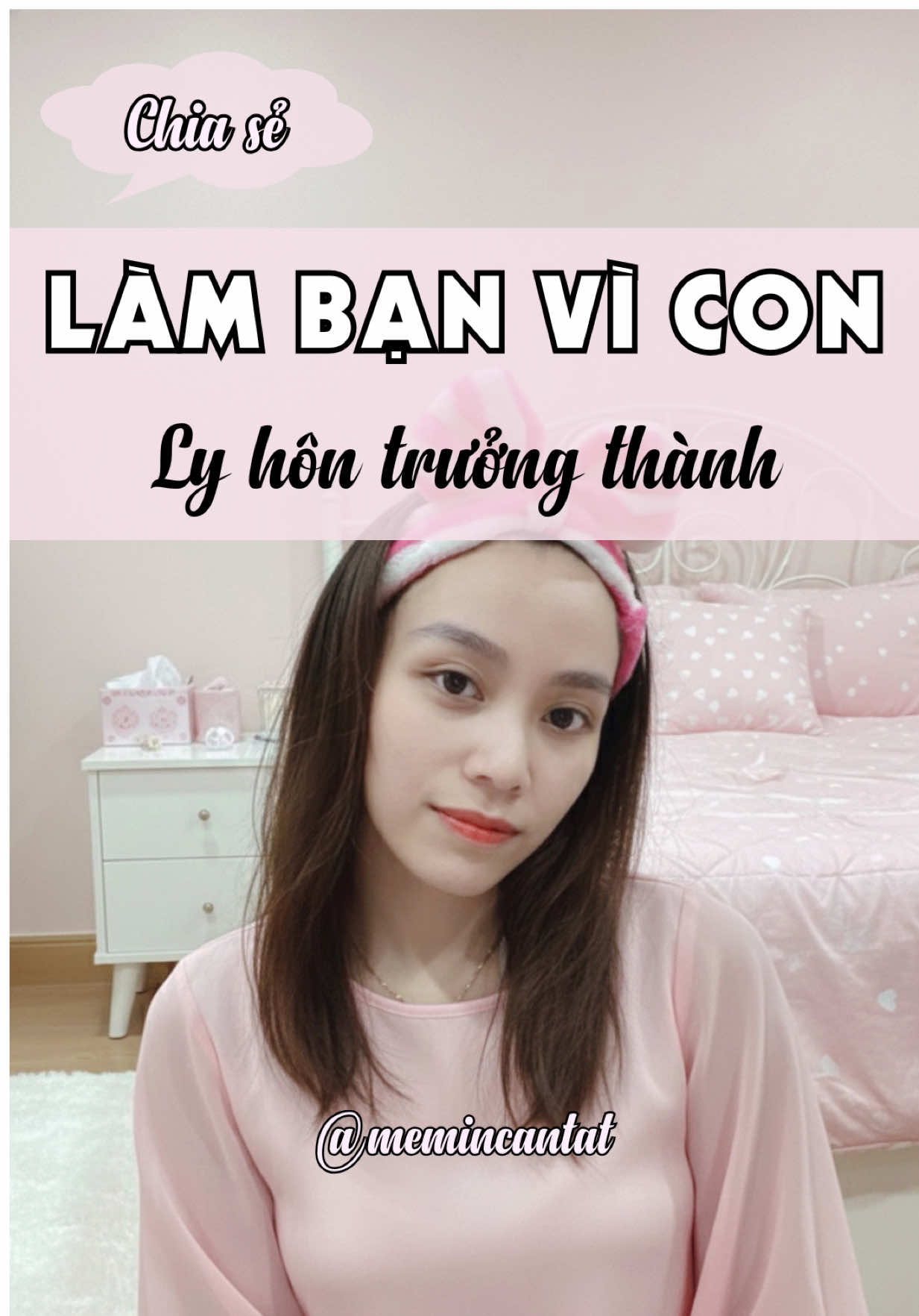 Ly hôn là kết thúc một cuộc tình, nhưng không nhất thiết phải kết thúc một gia đình. Hãy làm bạn vì con. #memincantat #medonthan #saulyhon #lyhon #yeuthuongbanthan 