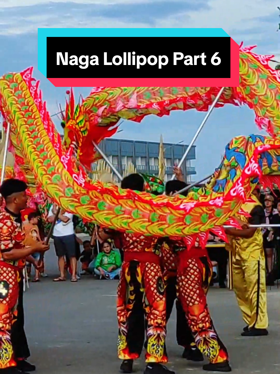 Naga Penuh warna kadang joget kadang gulingan-gulingan gak karuan.. 😆 #naga #dragon #舞龙 #舞龍 #dragrondance 