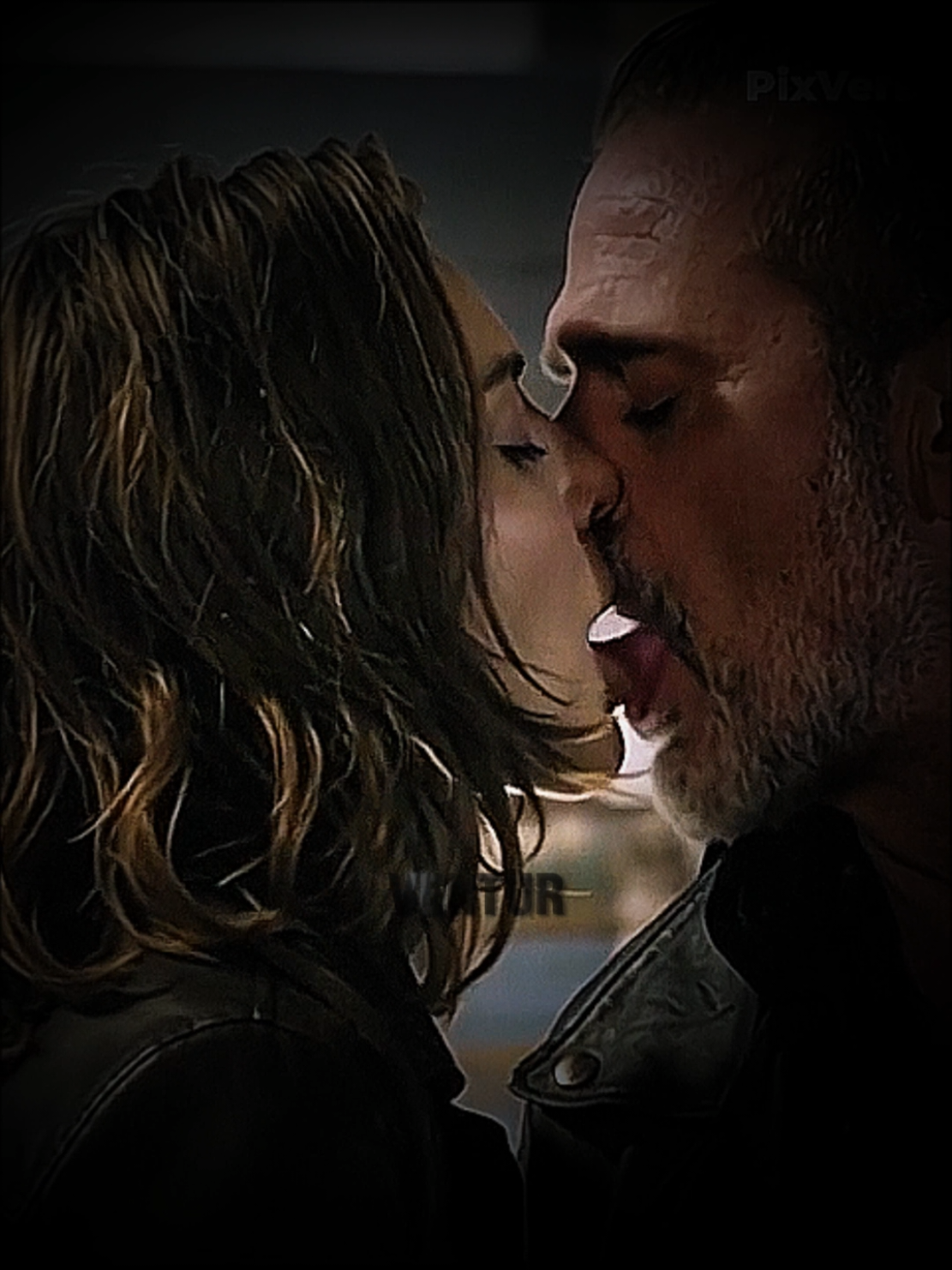 I would die for her. I would kill for her #negan #maggierhee #twdedit #neggieedit #deadcity 