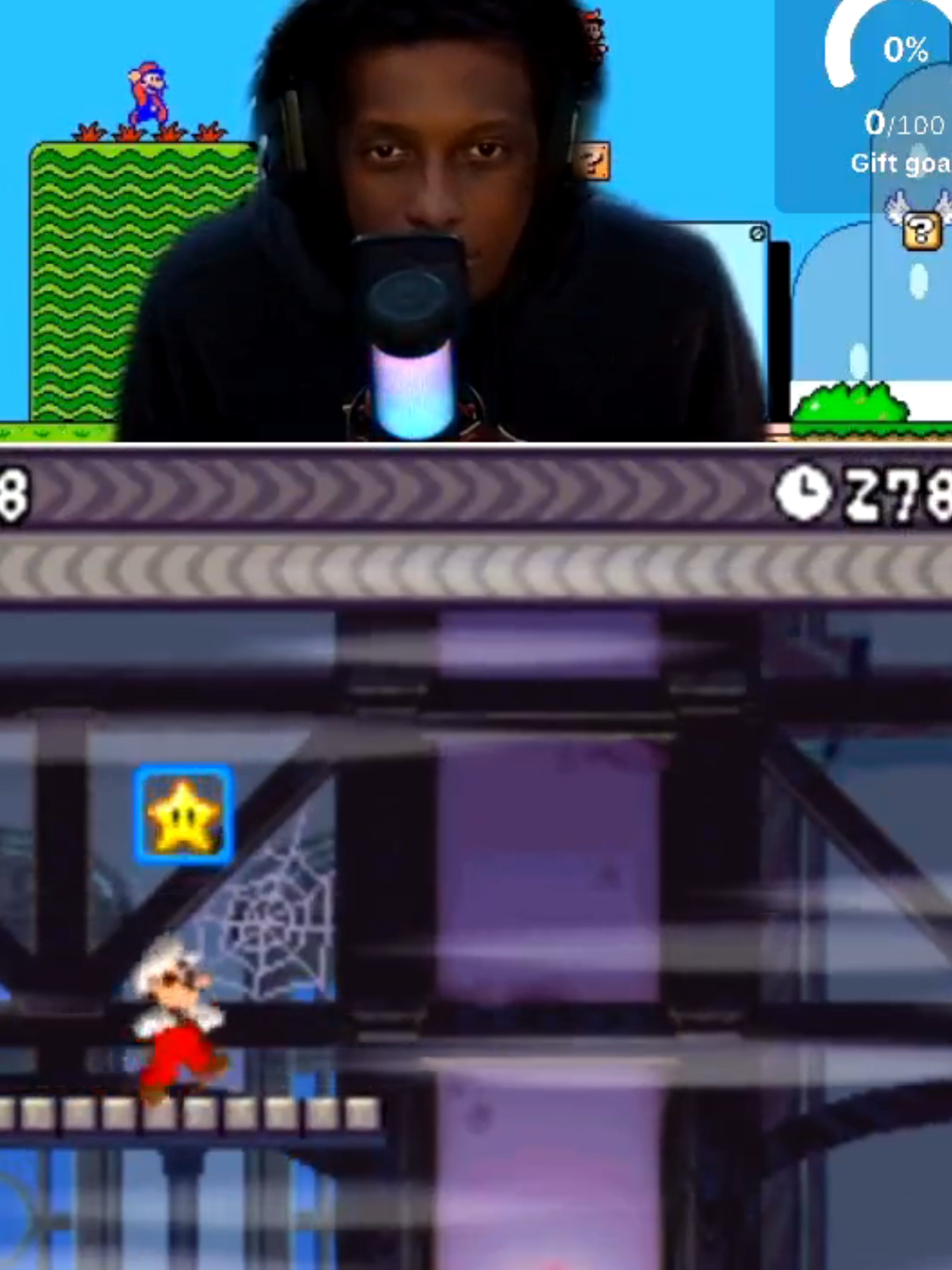 I FINALLY GOT THE SUPER STAR IN MARIO #mario #fyp #gasbaby #nintendo #pokemon