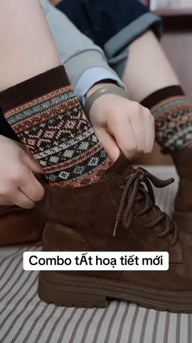 Combo 5 Tất nam cao cổ len họa tiết #tat #vo #tatnam #xuhuongtiktok #pyf 