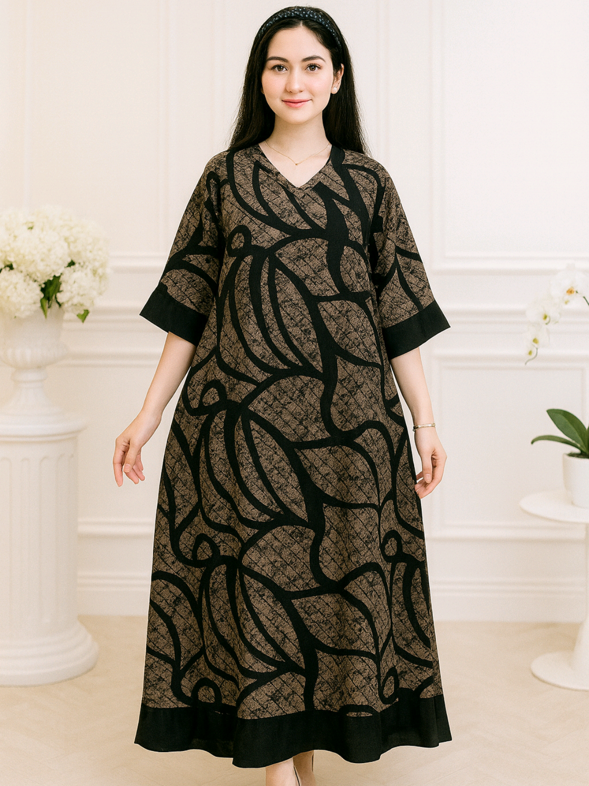 Dress nara jumbo ld 120 pb  120 bahan rayon #fyp #fypage #dress #dressrayon #dressjumbo 