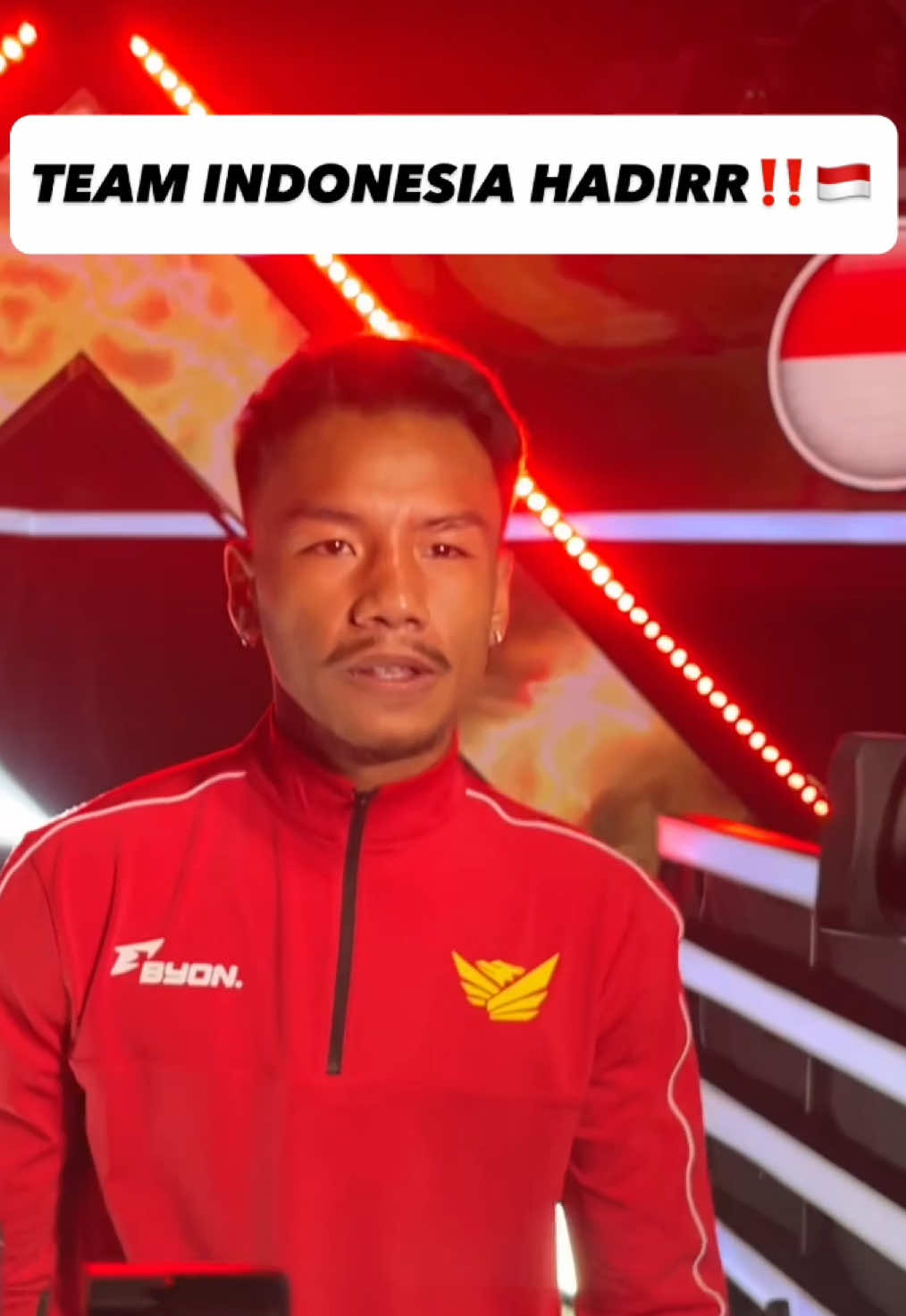 TEAM INDONESIA HADIRR DAN MEMBAKAR SEMANGAT INDONESIA‼️😆🔥  SAKSIKAN BYON COMBAT SHOWBIZ 6 INDONESIA VS MALAYSIA 2 TANGGAL 22 NOVEMBER 2025 LIVE PAY-PER-VIEW HANYA DI VIDIO ‼️ #byoncombat #byoncombatshowbiz #byoncombatshowbiz6🥊🔥 