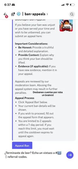 Desbaneo cuentas #blockspin #robloxfyp #trade 