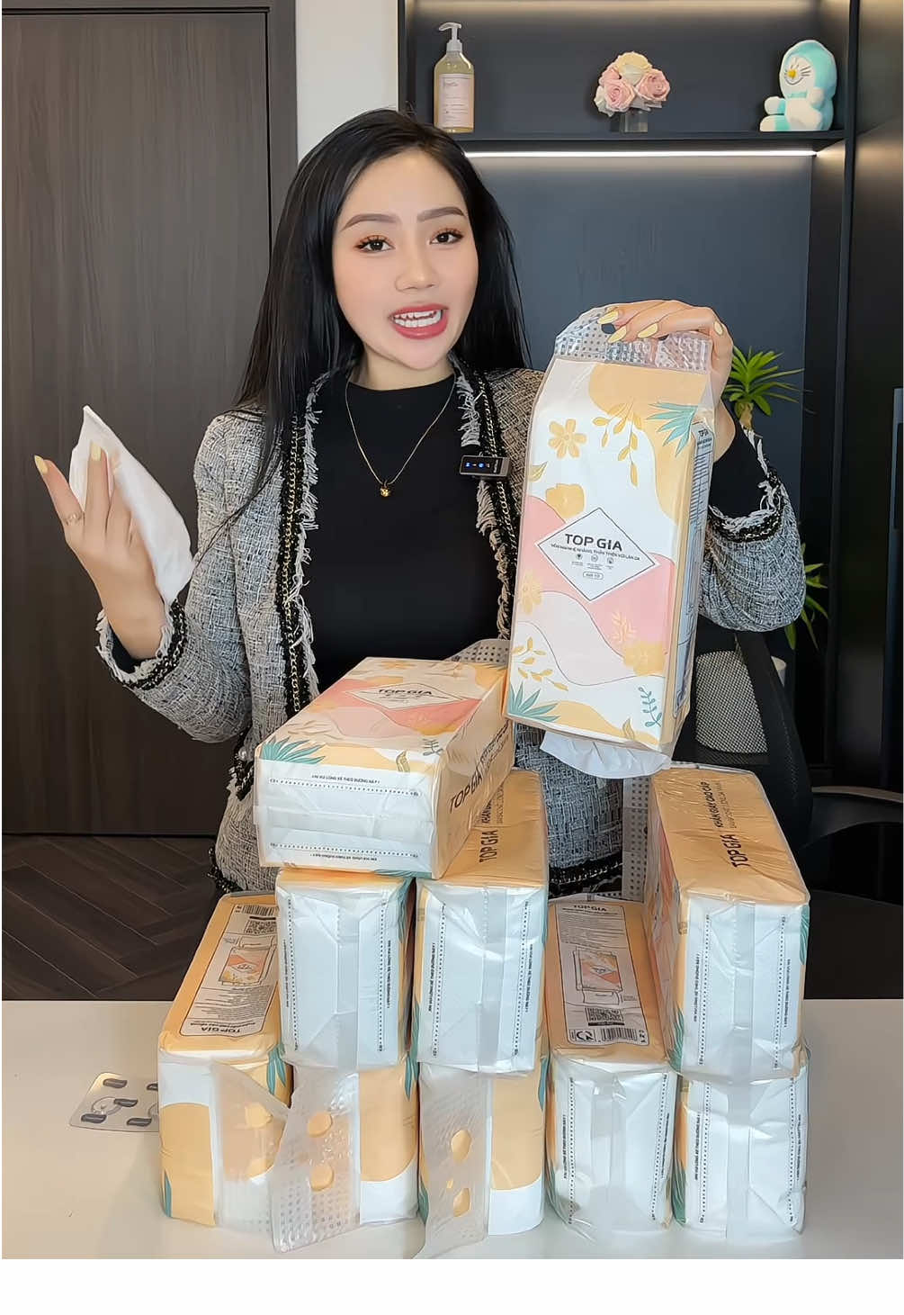 Combo 10 bịch khăn giấy rút Topgia 4 lớp dai mềm mịn #khangiay #khangiaytopgia #giayruttreotuong 