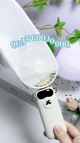Quạt GOOJODOQ siu mát mà giá hạt dẻ lắm #viral #goojodoq#gooatmini #quatminicamtay #quattichdienmini 