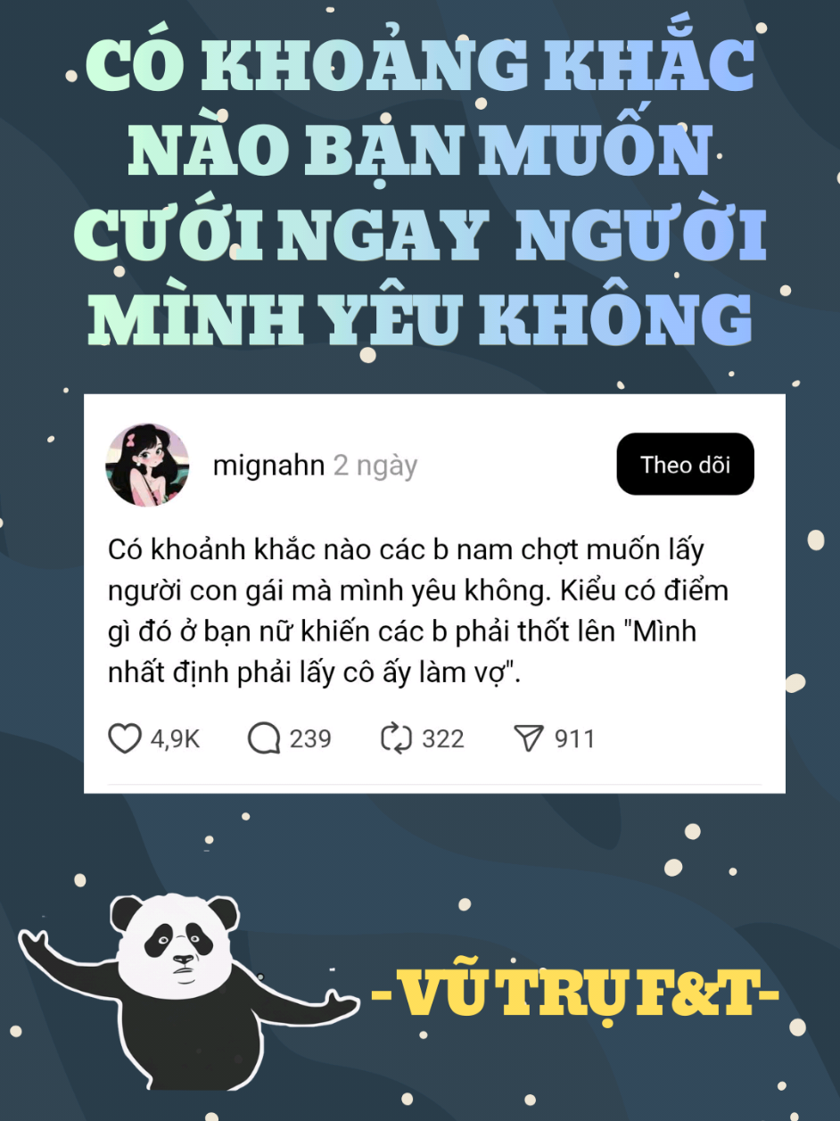 Có khoảng khắc nào bạn muốn cuới ngay người mình yêu không 🤫 #topcomment #xuhuong #threads #xh 