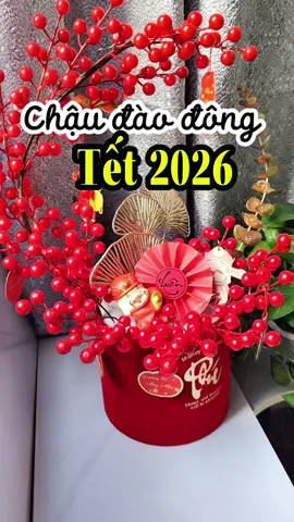 Chậu đào đông trang trí Tết đẹp #trangtritet #tet #chaudaodong #thinhhanh #xuhuong 