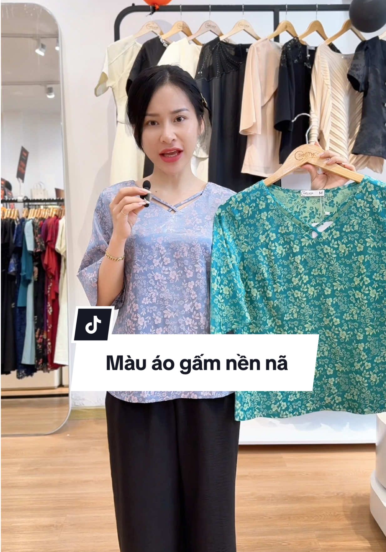 Áo gấm cao cấp #thieuhoa #thoitrangtrungnien #thoitrang 