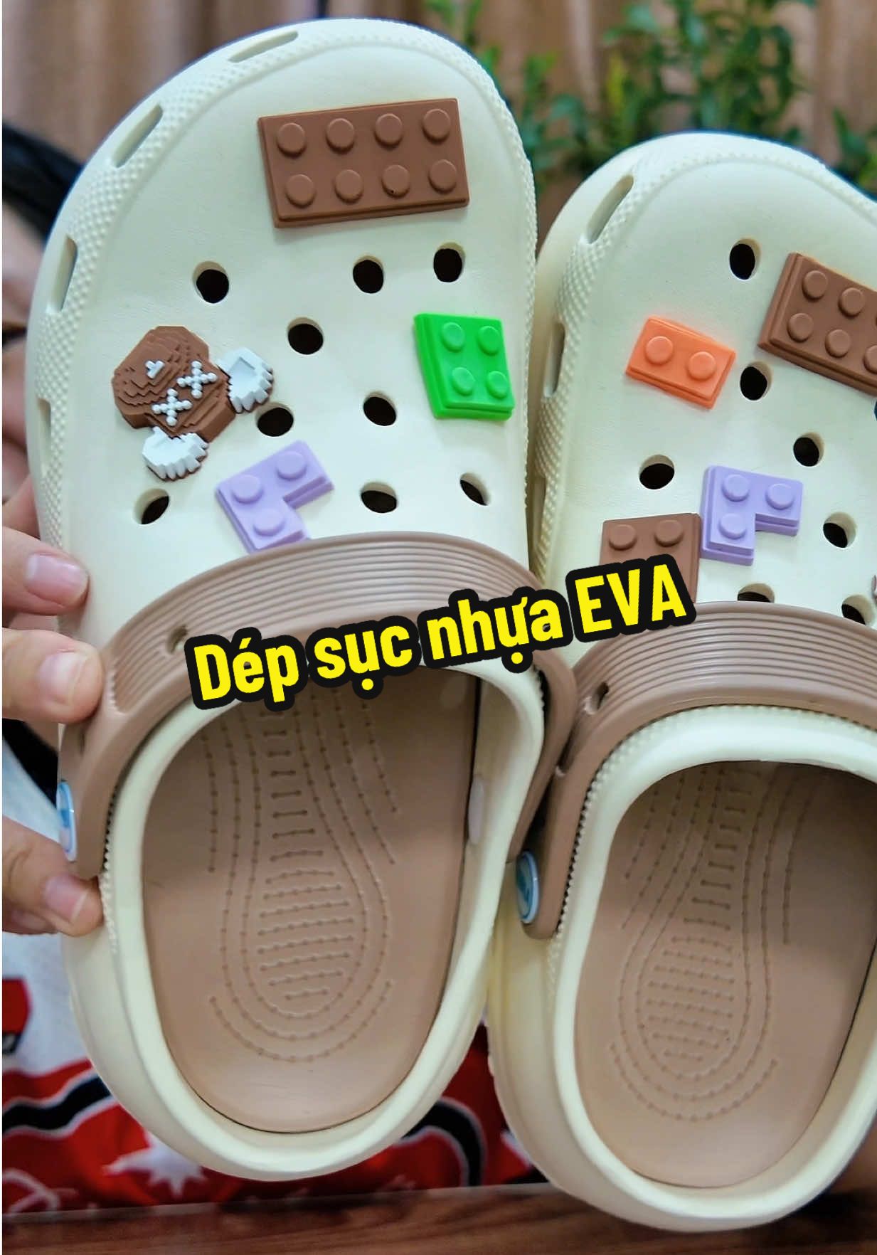 Dép sục nhựa EVA #depsuc #depsucnu #depnhua #nabeodaily 