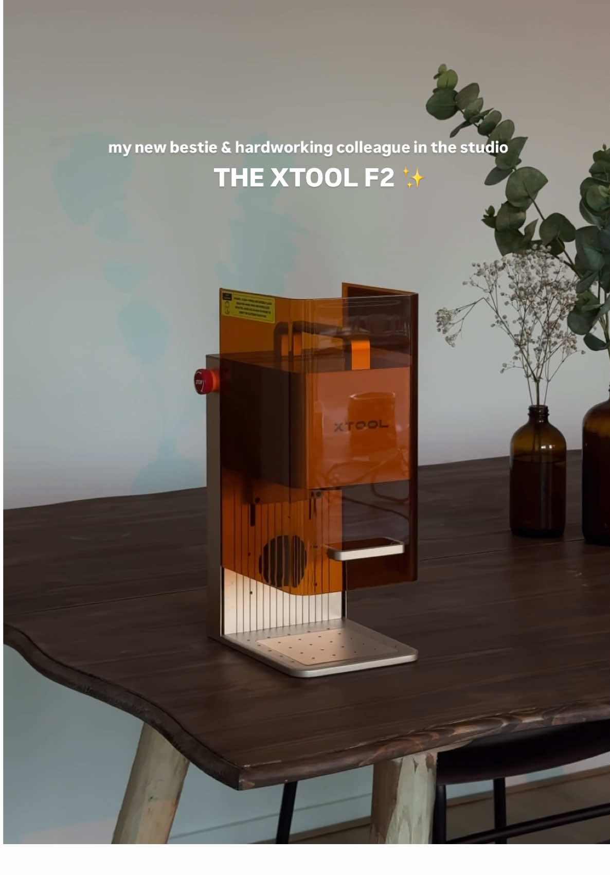 Give her a warm welcome because she IS the moment. ✨ This is going to take a lot of work out of my hands, as this girl will be busy engraving candle boxes, cards, stamps, wood, home decor, and pet tags. She was born as XTOOL F2 but let’s give her a girly name hehe 👀  What do we think of ✨Emma✨. Product: @xtoolofficial F2 (linked in bio) ad #xtool #xtoolf2 #laserengraving #SmallBusiness #creativebusiness