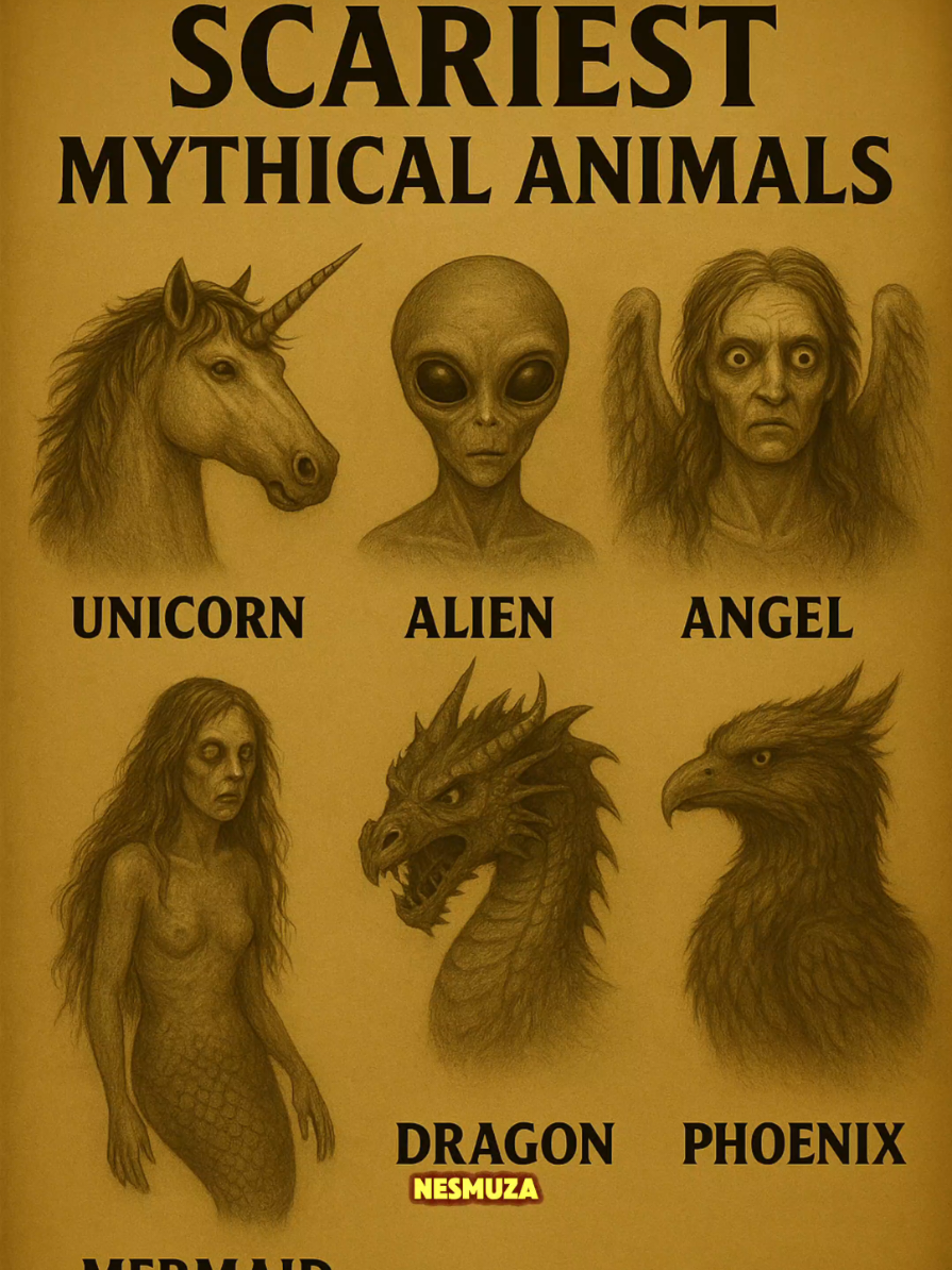 Alien And Unicorn #horror #animals #mysteriouscreatures #tiktok #fyp 