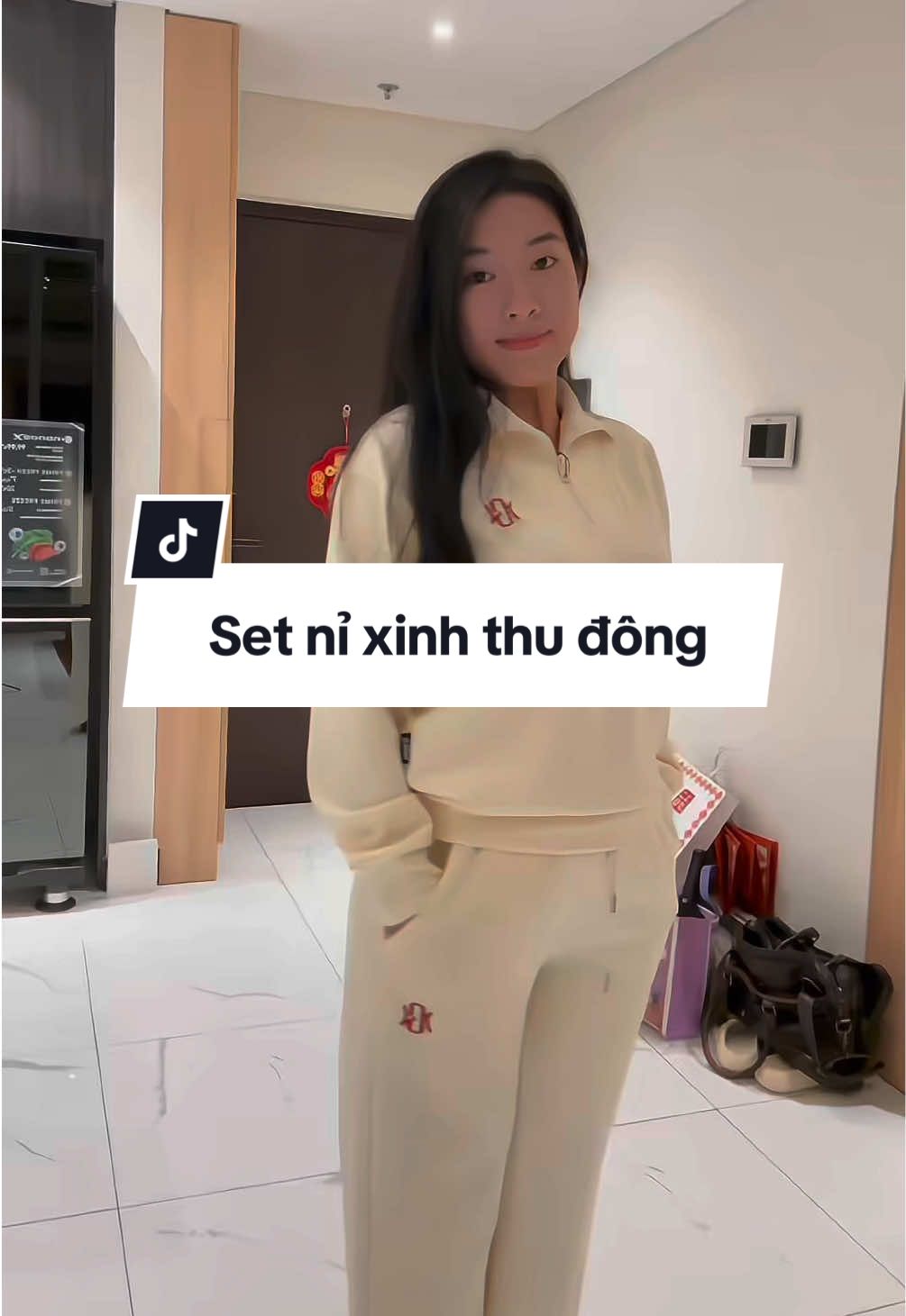 Thề mặc set này lên xinh cực, vải mặc sướng da, mùa lạnh mặc bộ này sang xinh #guno #setbodep #setboxinh #setbonu #setbothudong 