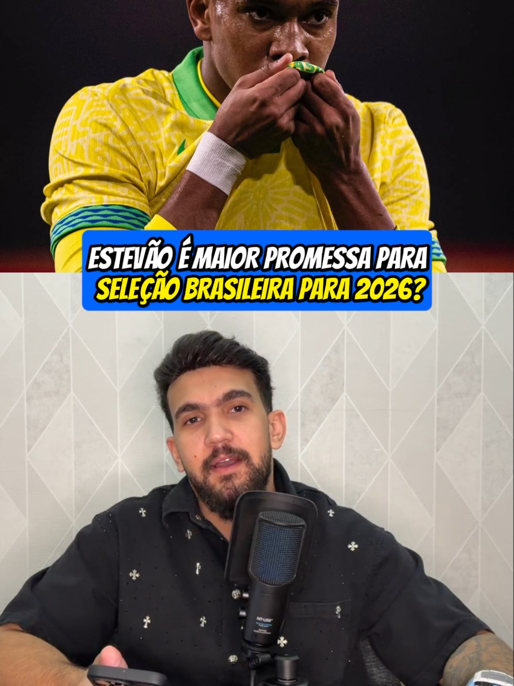 Estevão é maior promessa para Seleção BR em 2026? @Ayrton Brito @Clipfy League #ayrtonbrito #clipfyleague #ayrtonclipfy #selecaobrasileira 