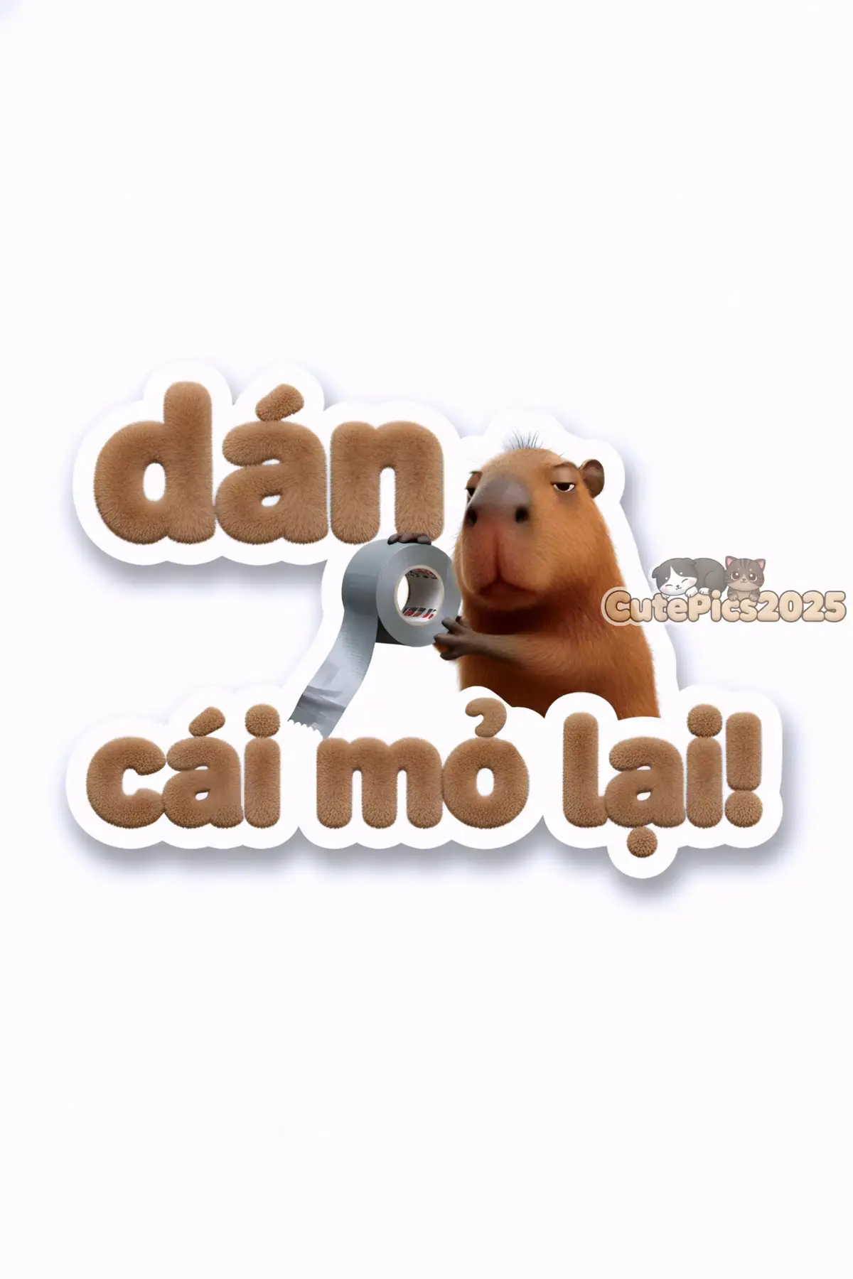 Phần 1 của bộ Sticker Capybara với nhiều biểu cảm dễ thương thay lời muốn nói 🥰 #fyp #xuhuong #stickers #chat #capybara 