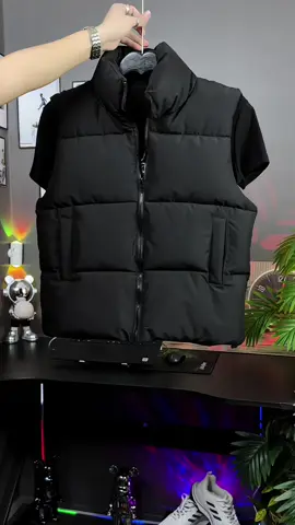 Áo phao gile nam nữ có túi sườn form rộng ZUTEE , Áo khoác phao cổ cao #aokhoac #aophaonam #aophaogile #reviewthoitrang #xuhuongtiktok 