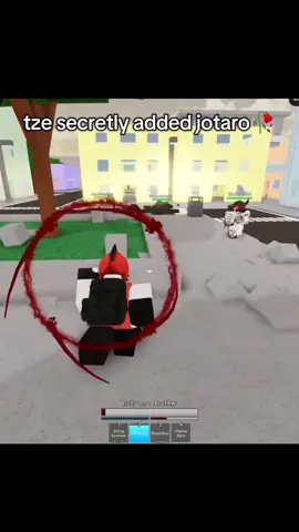 Is Tze adding JJBA characters? #fyp #jujutsukaisen #jjs #jjba #roblox 