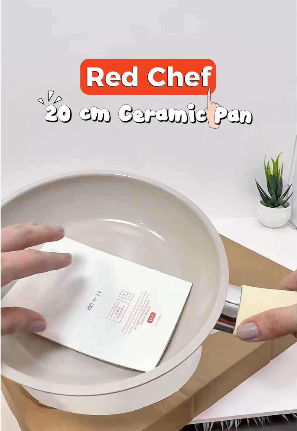 Another Red chef ceramic pan!!! Grabe super cute na very durable and legit na non-stick pa!!! #redchef  #redchefceramicpan #redchefcookware #redchefceramiccookware #nonstick 