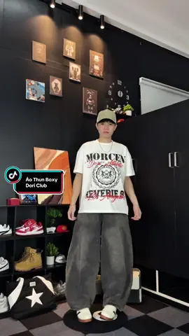 Áo Thun boxy - Dori Club #aothun #aothunboxy #outfit #phoidonam #tuanvureview_m70 