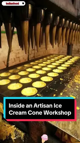 Inside an Artisan Ice Cream Cone Workshop#foodtiktok #indianfood #eating #icecream #sweet 