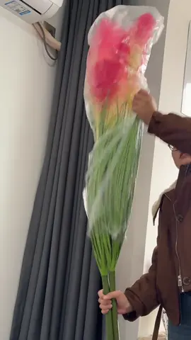 Bông lau nhân tạo decor Tết #tet2026 #decortet #trangtritet #hoahandmade #hoatet 