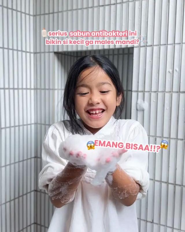 Sabun ajaib yang bikin anak ga males mandi, emang iya!?😳 