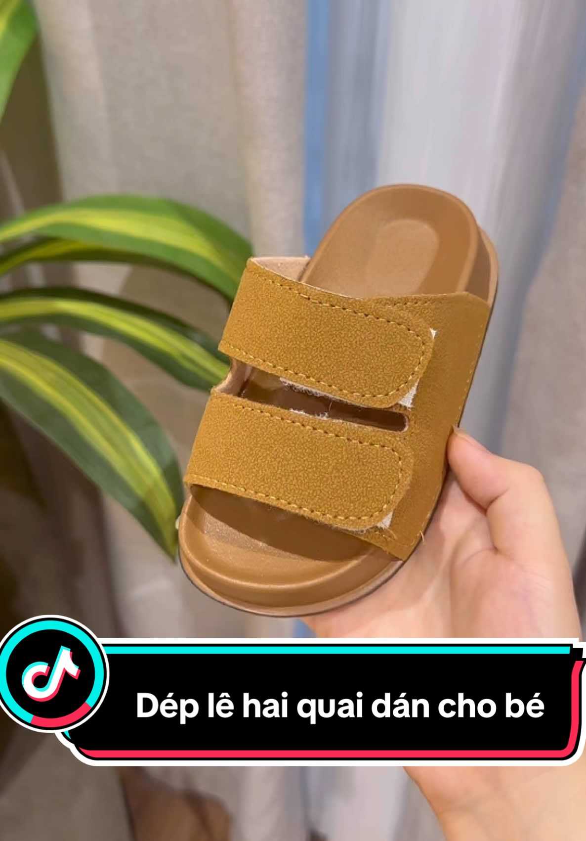 Dép Lê Hai Quai dán nhẹ êm thời trang cho bé #xuhuong #review #depchobe #deplechobe #depchobeyeu 