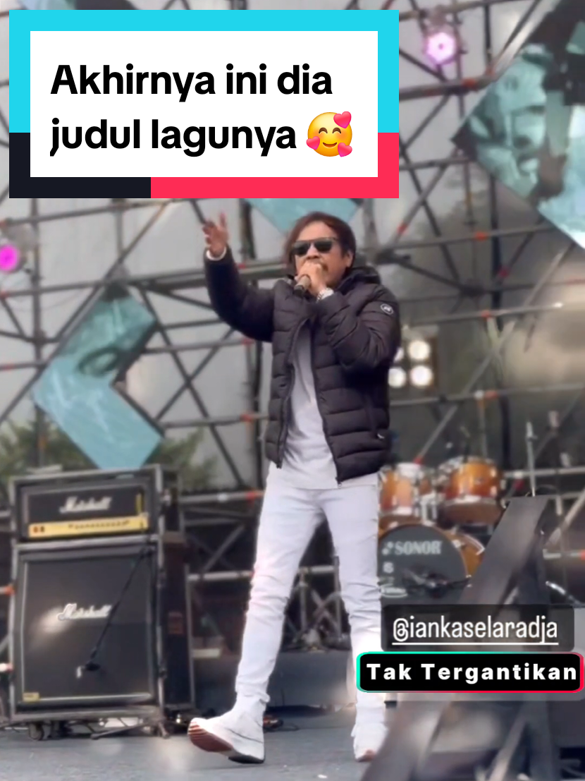 ini judul lagu yg jadi pilihan, gimana nurut kalian ? Yg setuju, boleh donk komen hastag #iankaselataktergantikan 🥰